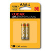 باتری آلکالاین نیم قلمی(AAA) کداک مدل ULTRA PREMIUM ALKALINE بسته 2 عددی